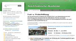 Desktop Screenshot of akademienordrhein.info